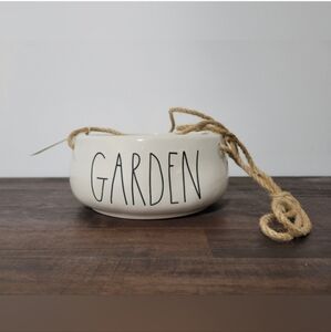 Rae Dunn Garden Hanging Ceramic Planter